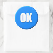 OK Sticker (groot) (Tas)