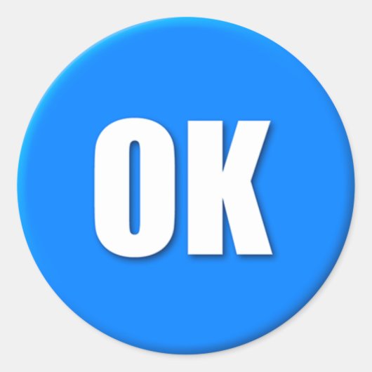 OK Sticker (klein) (Voorkant)