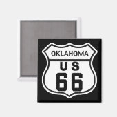 OK US ROUTE 66 MAGNEET (Voorkant / Achterkant)