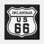 OK US ROUTE 66 MAGNEET (Voorkant)