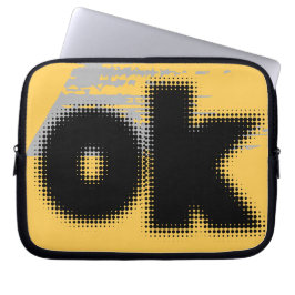 OK Vibes - Eenvoudig en vet" Laptop Sleeve