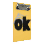 OK Vibes - Eenvoudig en vet" Mini Klembord (Schuin)