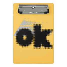 OK Vibes - Eenvoudig en vet" Mini Klembord