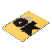 OK Vibes - Eenvoudig en vet" Notitieboek (Linkerzijde)