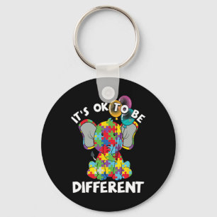 OK zijn verschillende autistische olifant bylloons Sleutelhanger