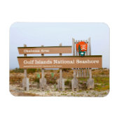 Okaloosa gebied, Gulf Islands National Seashore, F Magneet (Horizontaal)