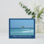 Okaloosa Island Vissen Pier Briefkaart (Staand voorkant)
