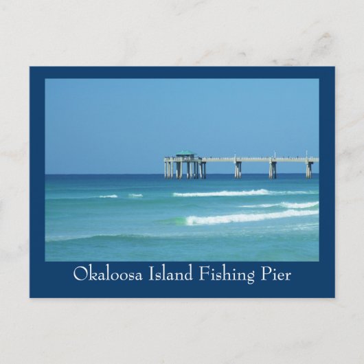 Okaloosa Island Vissen Pier Briefkaart (Voorkant)