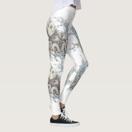 Okame Octopus@miyasan Leggings