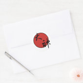Okami - grote god ronde sticker (Envelop)