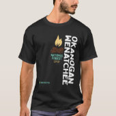 Okanagan Wenatchee National Forest Verticale Washi T-shirt (Voorkant)