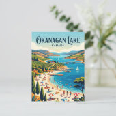 Okanaganmeer Canada Briefkaart (Staand voorkant)