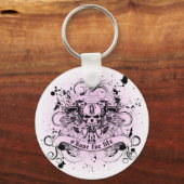 O'Kane for Life Sleutelhanger (roze en zwart) (Voorkant)