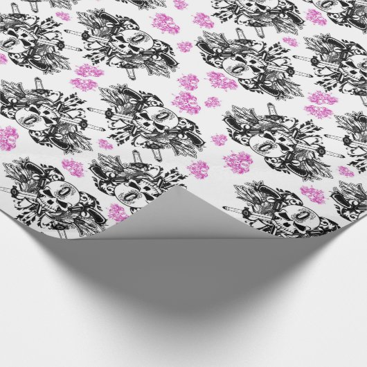 O'Kane Logo-omlooppapier (zwart en roze) Cadeaupapier (Hoek)