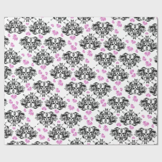 O'Kane Logo-omlooppapier (zwart en roze) Cadeaupapier (Vlak)