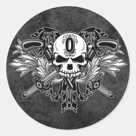 O'Kane Logo Stickers (rond) (Voorkant)