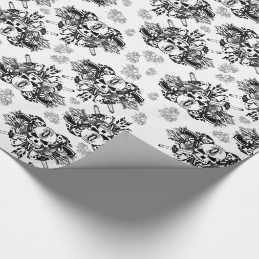 O'Kane Logo-wrappingpapier (zwart en grijs) Cadeaupapier (Hoek)