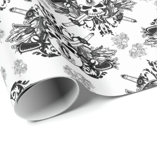 O'Kane Logo-wrappingpapier (zwart en grijs) Cadeaupapier (Rol Hoek)