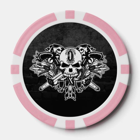 O'Kane Poker Chip (roze) (Voorkant)