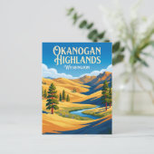 Okanogan Hooglanden VS Briefkaart (Staand voorkant)