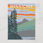 Okanogan Wenatchee National Forest Washington Briefkaart (Voorkant)