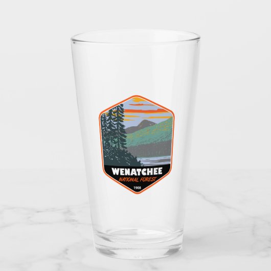 Okanogan Wenatchee National Forest Washington Glas (Voorkant)