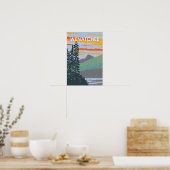 Okanogan Wenatchee National Forest Washington Poster (Keuken)
