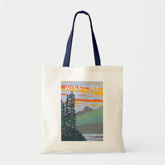 Okanogan Wenatchee National Forest Washington Tote Bag (Voorkant)