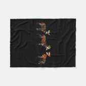 Okapi1 Fleece Deken (Voorkant (Horizontaal))