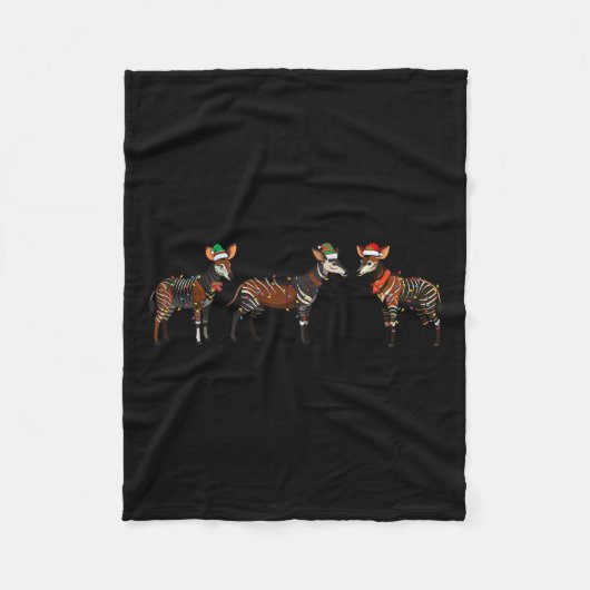 Okapi1 Fleece Deken (Voorkant)