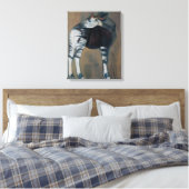 Okapi 2005 canvas afdruk (Insitu (Slaapkamer))