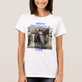 okapi anders zijn is cool t-shirt (Voorkant)