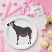 Okapi Animal Papieren Bordje (Feest)