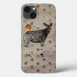 OKAPI & ANTLER OWL iPhone 13 HOESJE