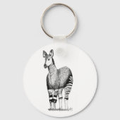 Okapi Art Keyring Sleutelhanger (Voorkant)
