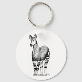 Okapi Art Keyring Sleutelhanger