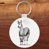 Okapi Art Keyring Sleutelhanger (Voorkant)