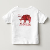 Okapi Artwork-Baby en T-shirt van de Kinderen (Achterkant)