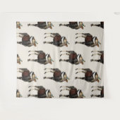 OKAPI & BIRDS PATTERN WANDKLEED (Voorkant (horizontaal))