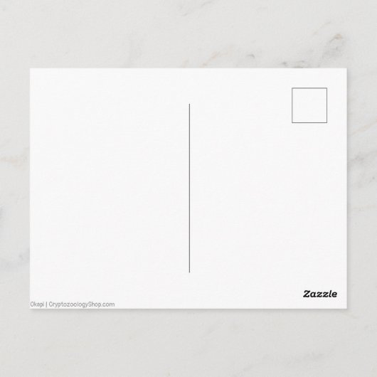 Okapi Briefkaart (Achterkant)