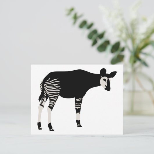 Okapi Briefkaart (Staand voorkant)