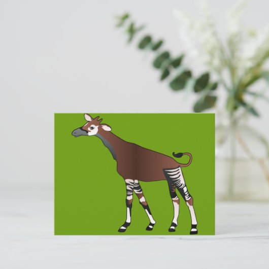 Okapi Briefkaart (Staand voorkant)