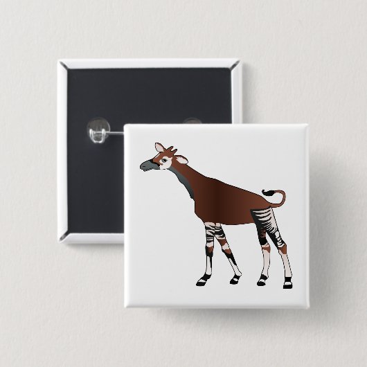 Okapi Button (Voorkant /achterkant)