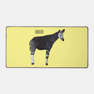 Okapi cartoon illustratie bureaumat