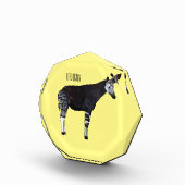Okapi cartoon illustratie fotoblokken (Rechts)