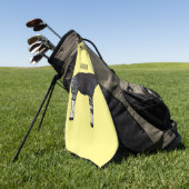 Okapi cartoon illustratie golfhanddoek (Groen)