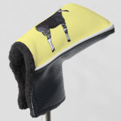 Okapi cartoon illustratie golfheadcover (3/4 voorkant)