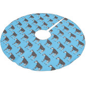 Okapi cartoon illustratie kerstboom rok (Gekanteld)