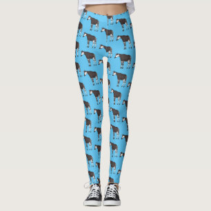 Okapi cartoon illustratie leggings