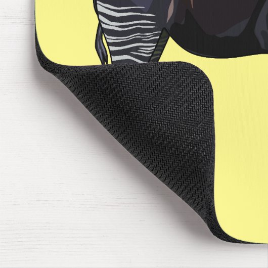 Okapi cartoon illustratie muismat (Hoek)